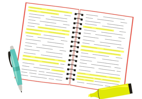 note taking image